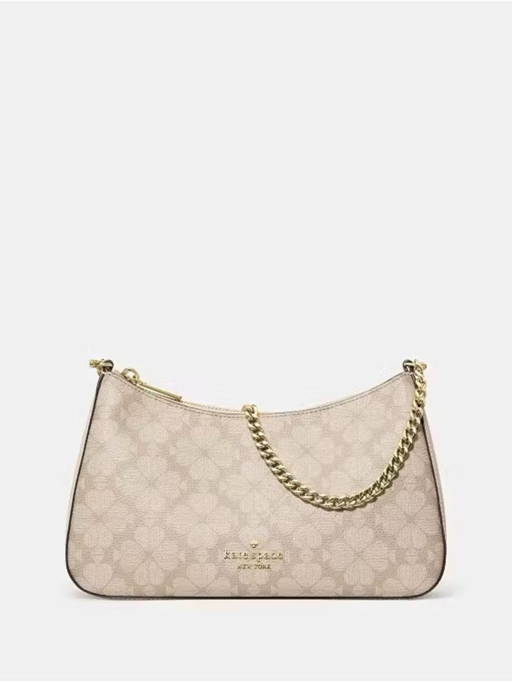 Kate Spade Flower Medium
Convertible Crossbody Bag Dark Beige Moon Dust NWT